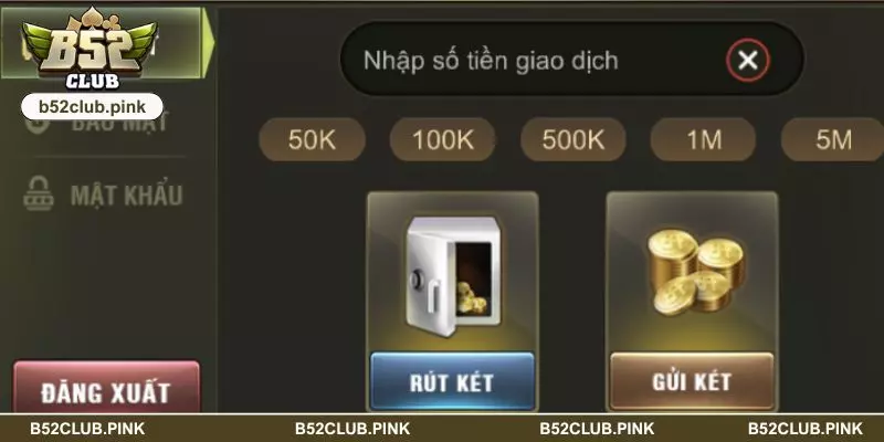 Chi tiết những phương thức rút tiền tại B52